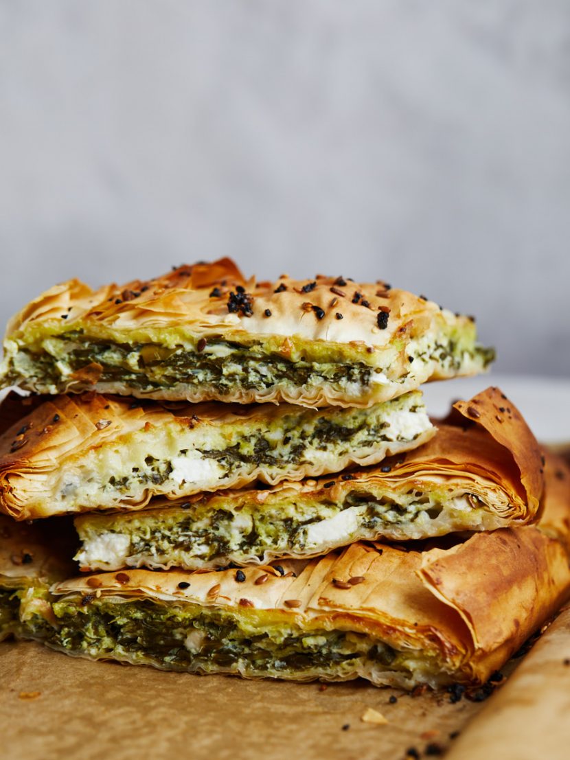 Greek spinach pie (Spanikopita)