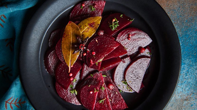 Pickled beets with chili and aniseed