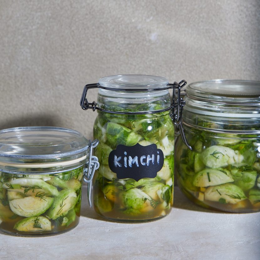 Brussels sprout kimchi