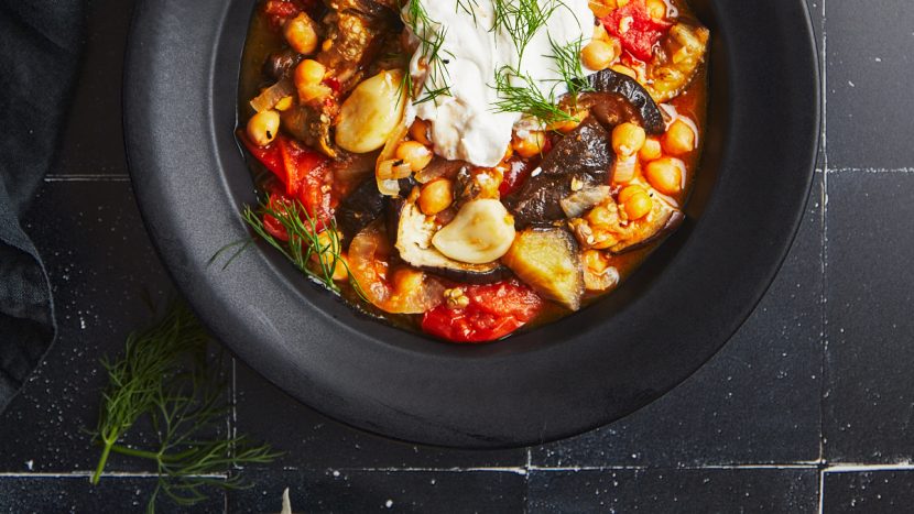 Mediterranean eggplant stew